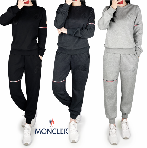 몽클레어 엠보 맨투맨 세트