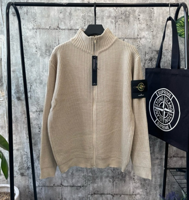 ST 베이직 집업 니트