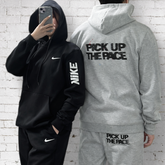 나이키 페인팅 후드티