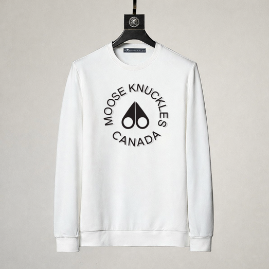 MOOSE KNUCKLES 원형 패턴밍크양기모 티셔츠/빅사이즈까지