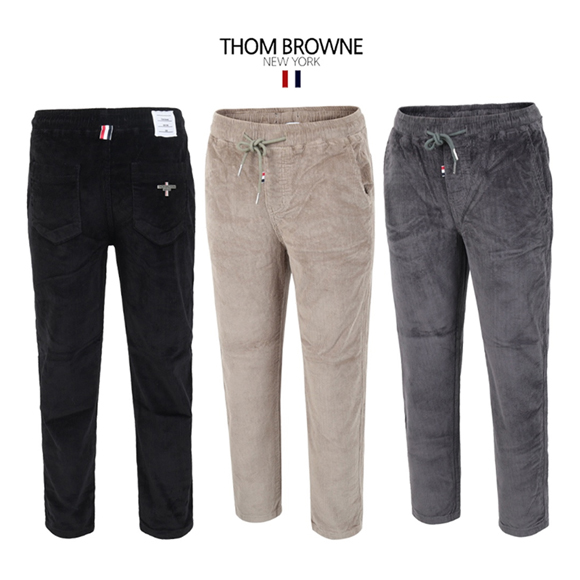 톰브라운 코듀로이 슬림 일자 팬츠