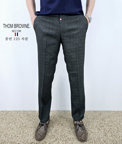 New 톰*라운 체크 슬랙스(124/125)