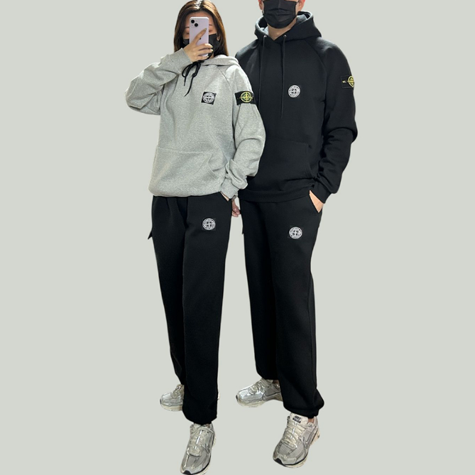 스톤아일랜드 쭈리기모면 후드 세트