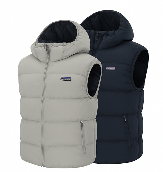 파타고니아 후드 탈부착 패딩조끼